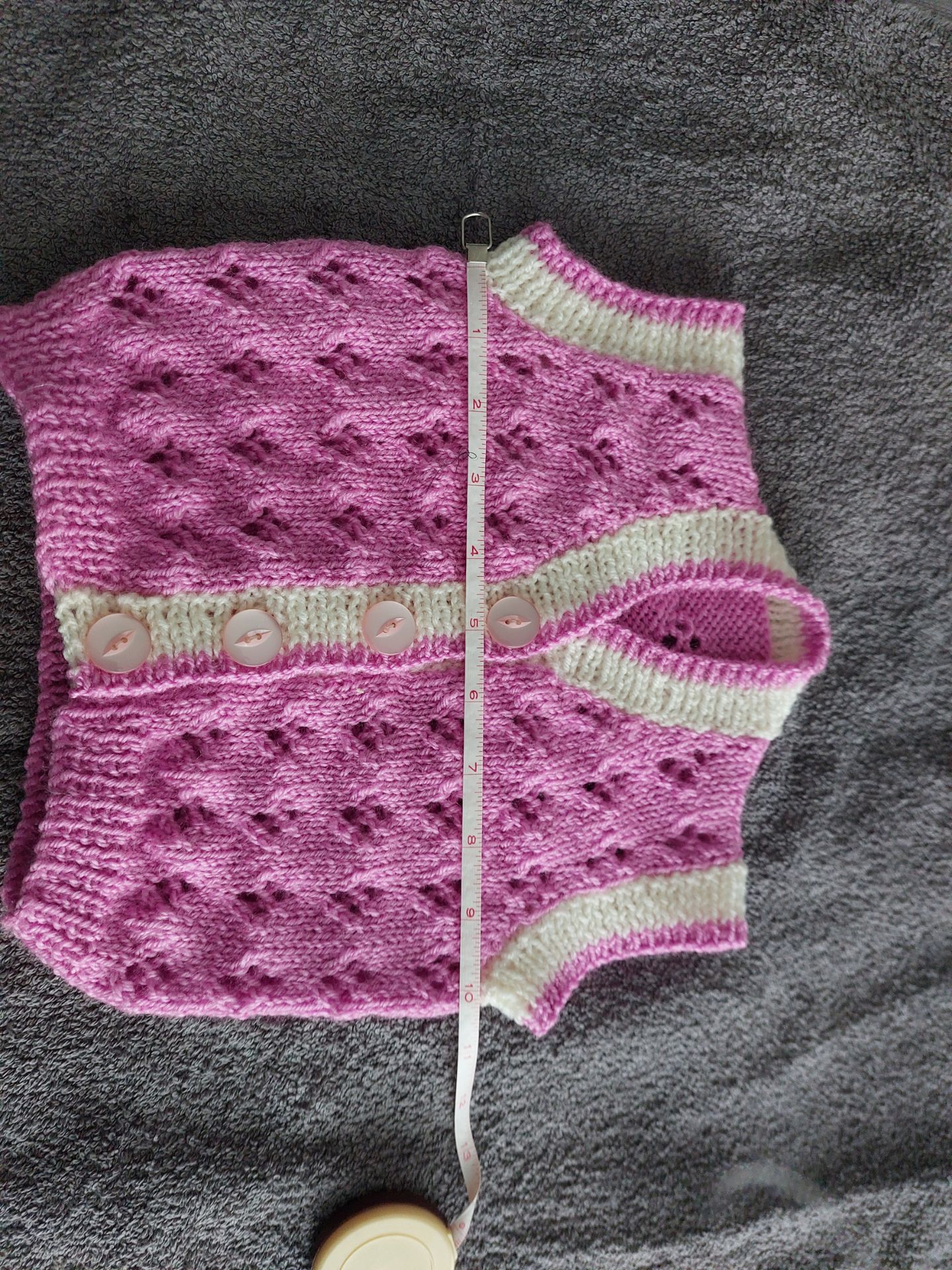 Hand Knitted Gilet - Image 2 of 3