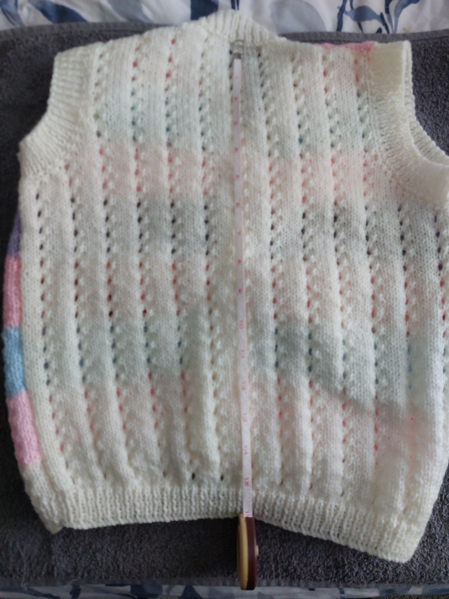 Hand Knitted Gilet - Image 3 of 4