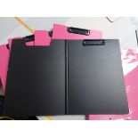 Clipboards pink folding x 6