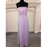 Lilac dress from Milano Formals. Small size