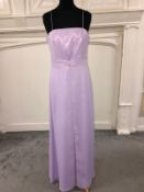 Lilac dress from Milano Formals. Small size