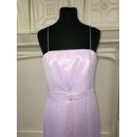 Milano Formals, bulk box of dresses, mainly lilac mixed sizes