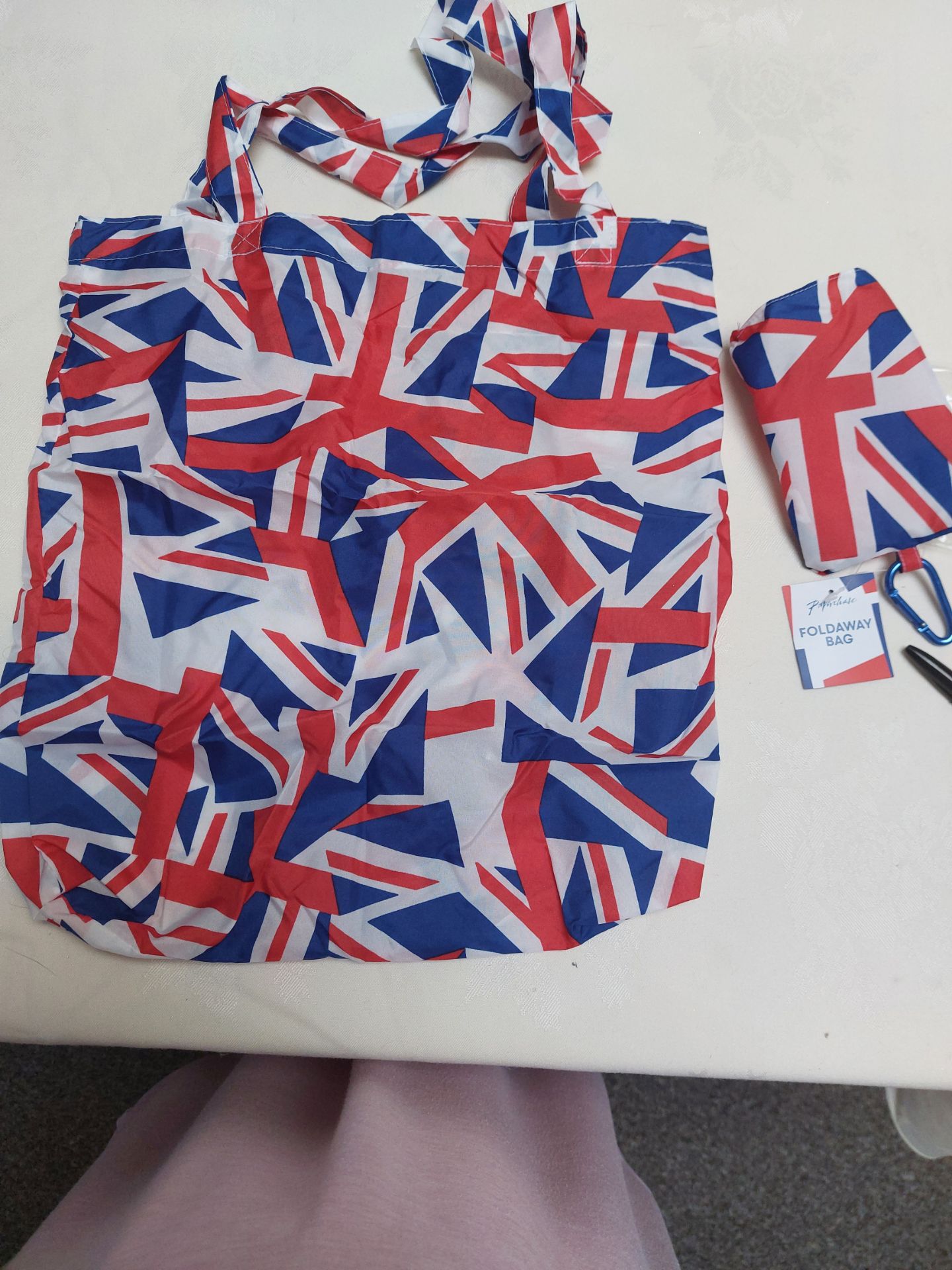 Union flag bags x 6