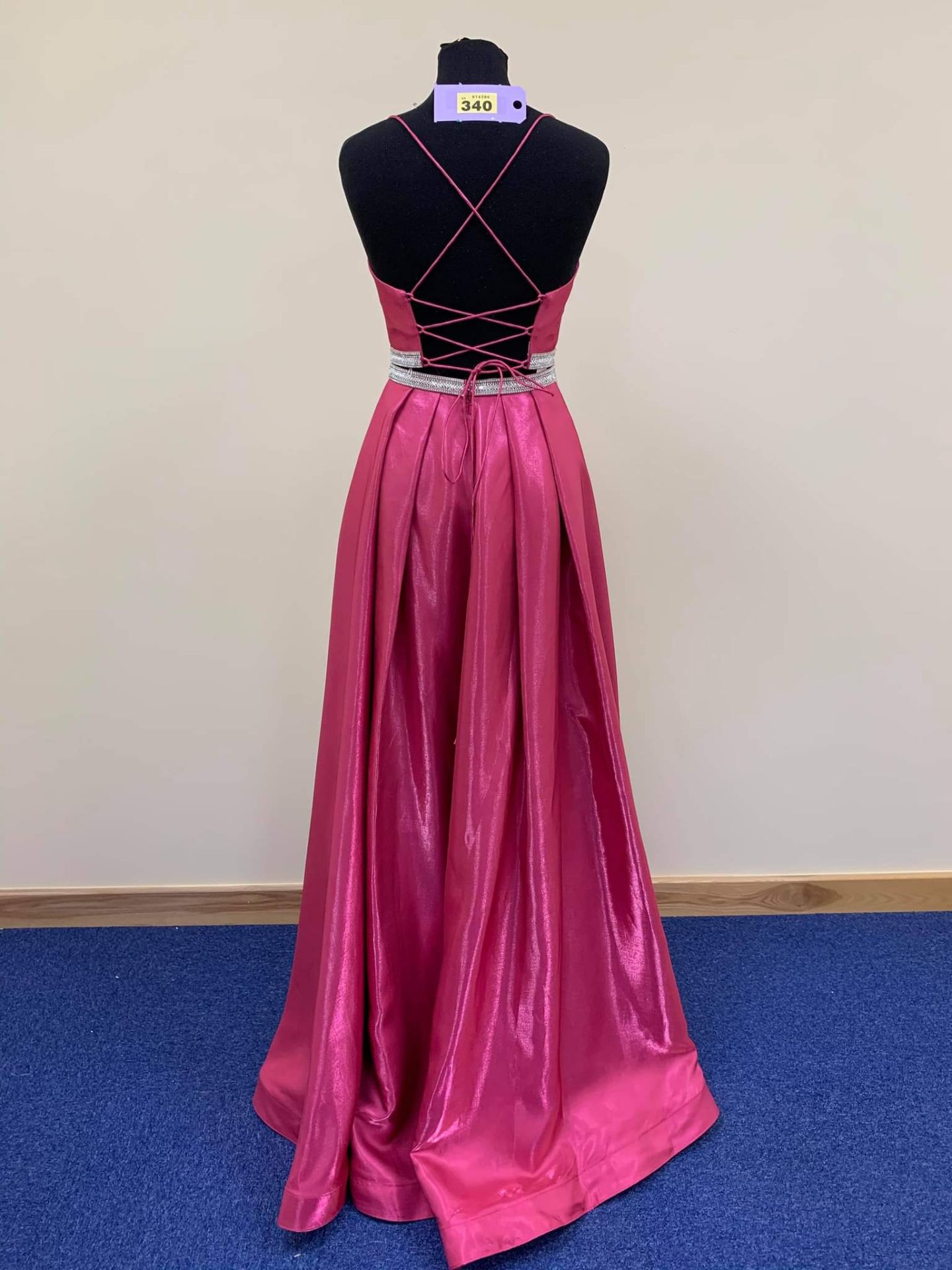 Rachel Allen pageant or prom dress, size 8 pink 2 piece. RRP £577 - Bild 2 aus 2