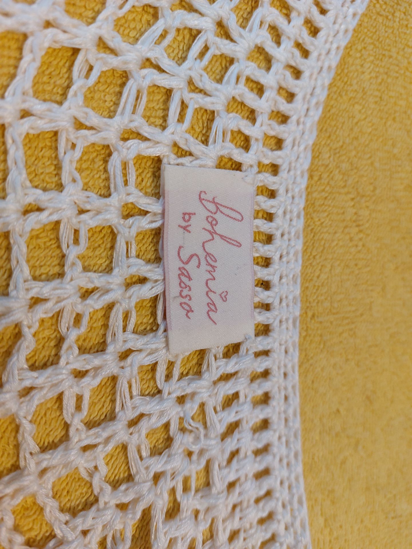 Bohemian crocheted jacket Summer £150 RRP - Image 4 of 7