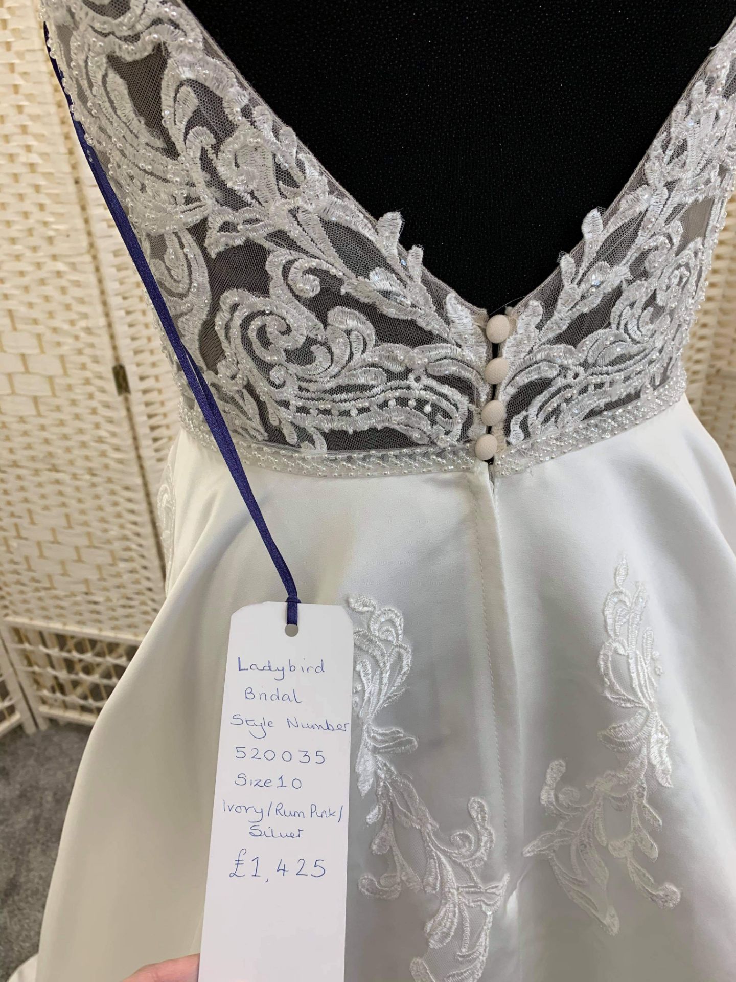 Ladybird Bridal wedding dress size 10 LB520028 RRP £1,495 - Image 3 of 10