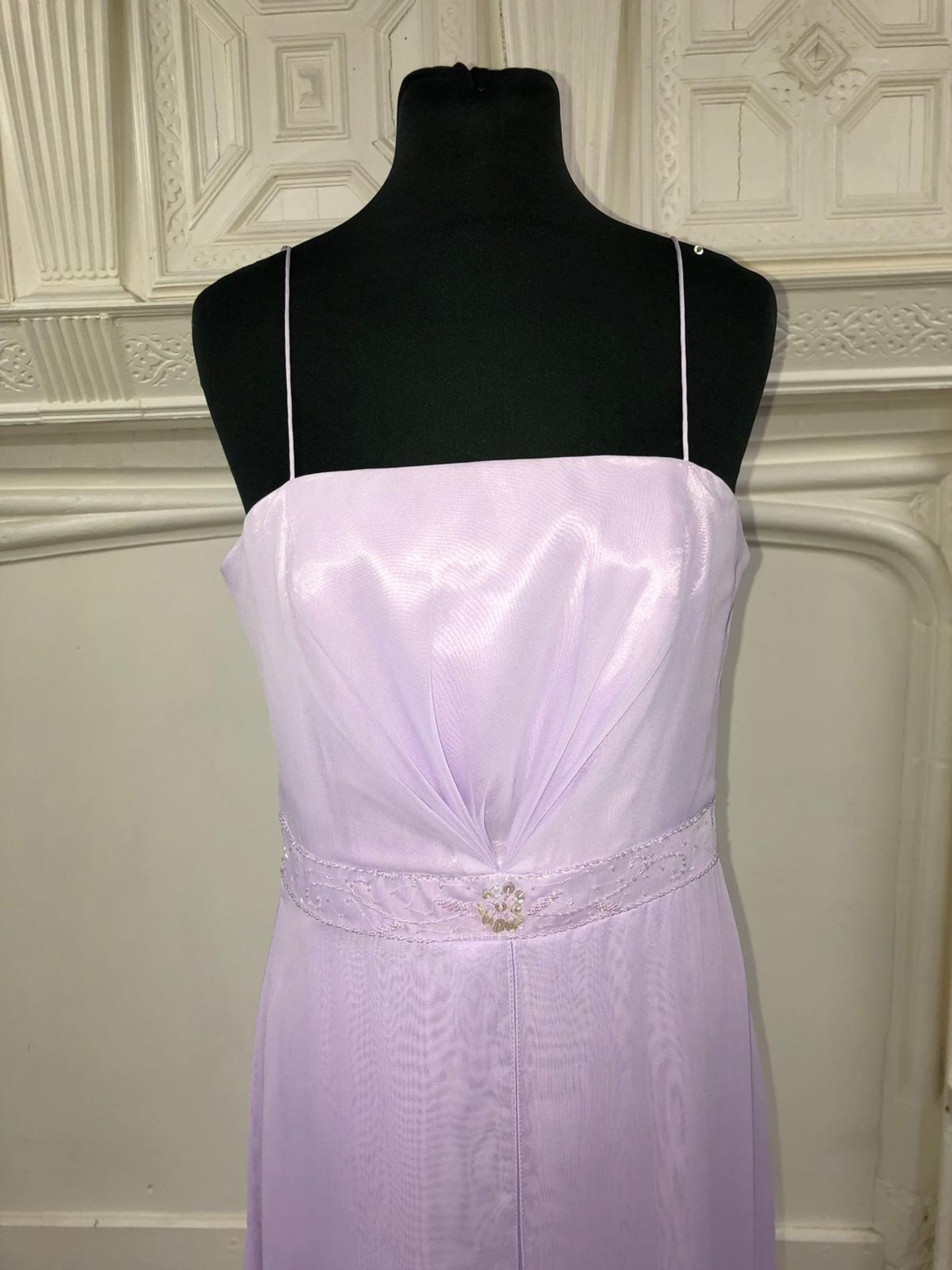 Lilac dress from Milano Formals. Small size - Image 2 of 2