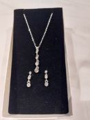 Necklace and earrings set RRP £69.99