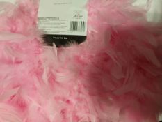 Pink feather boa