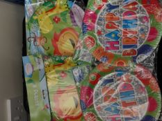 Partyware serviettes plates cups etc min 25 items