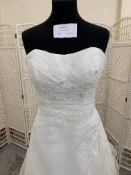 Ladybird Bridals wedding dress size 10, organza style LB716022