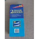 Door Hooks - Packs of 2. 10 Packs