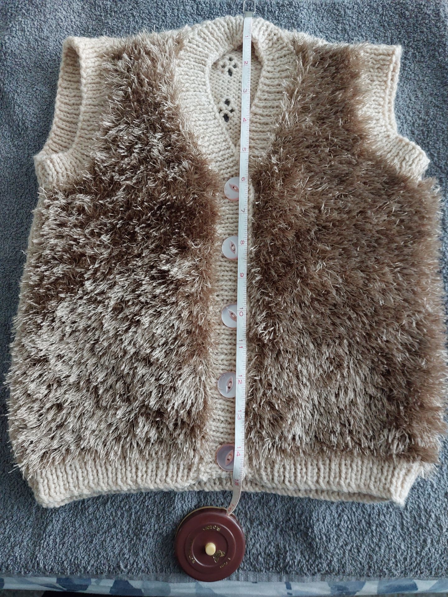Hand Knitted Gilet - Image 3 of 3