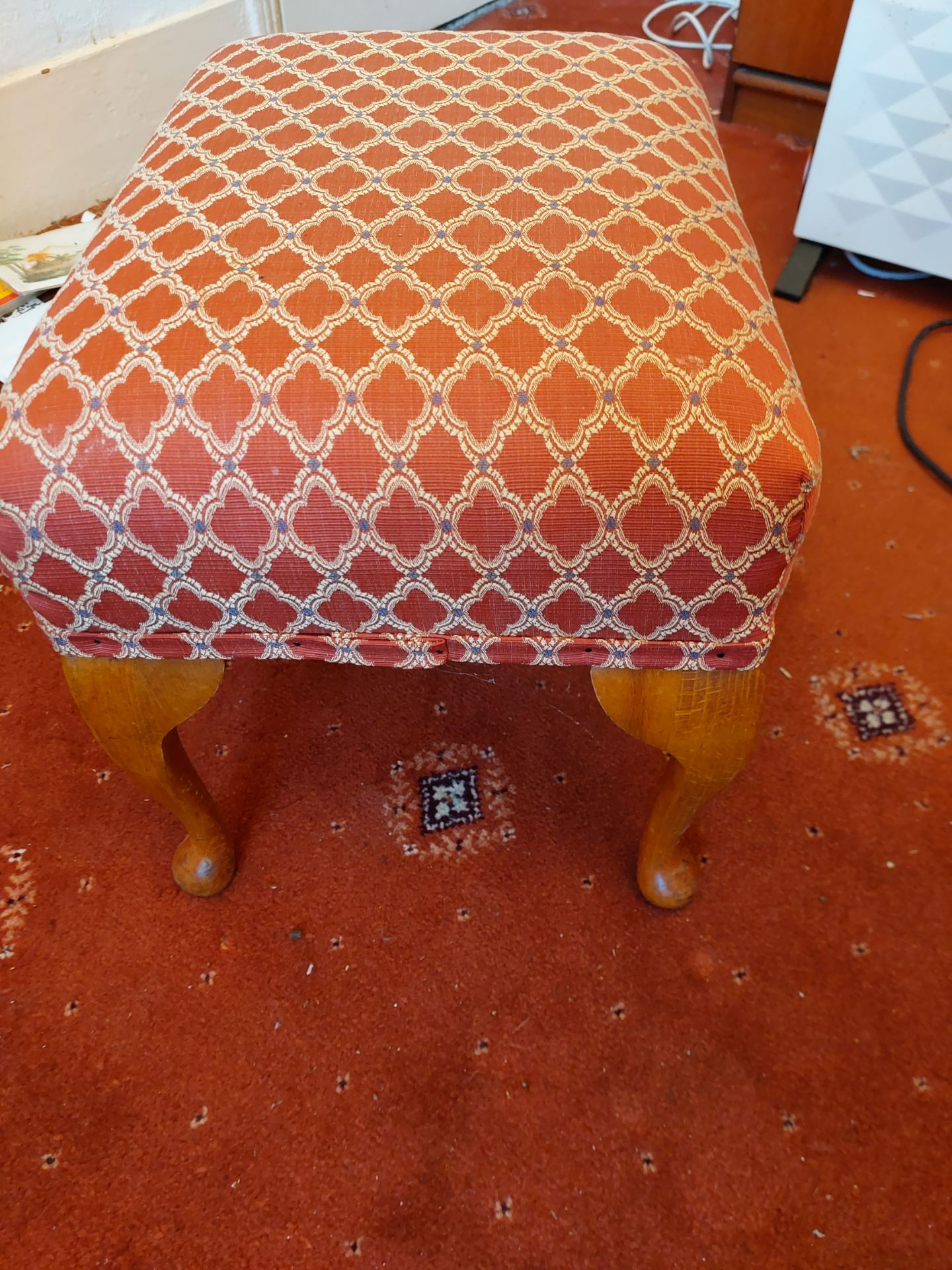 Footstool Upholstered