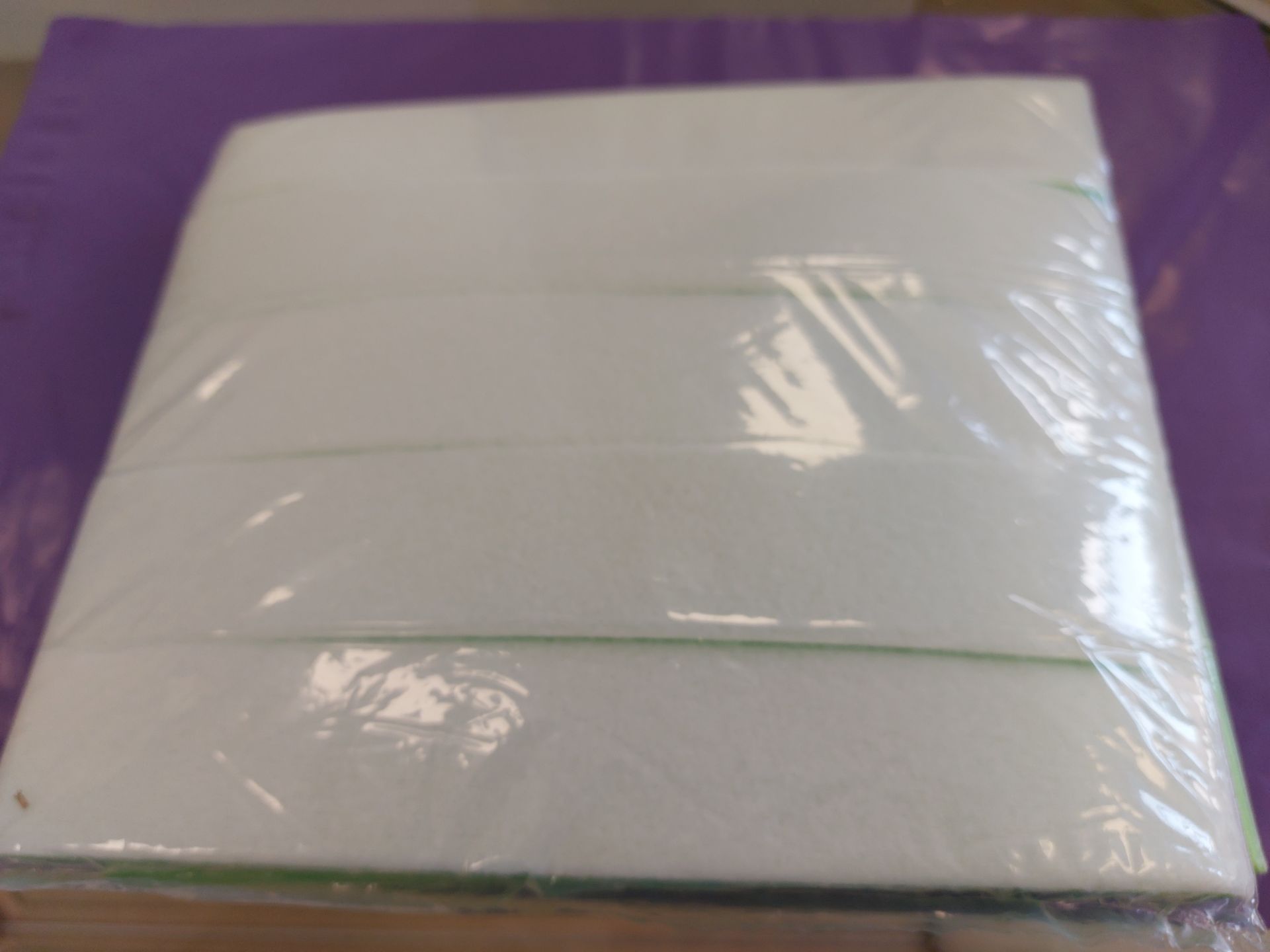 Green and Cream Foam Refills For Window Cleaning Tool, 5 Boxes of 50 - Image 2 of 2