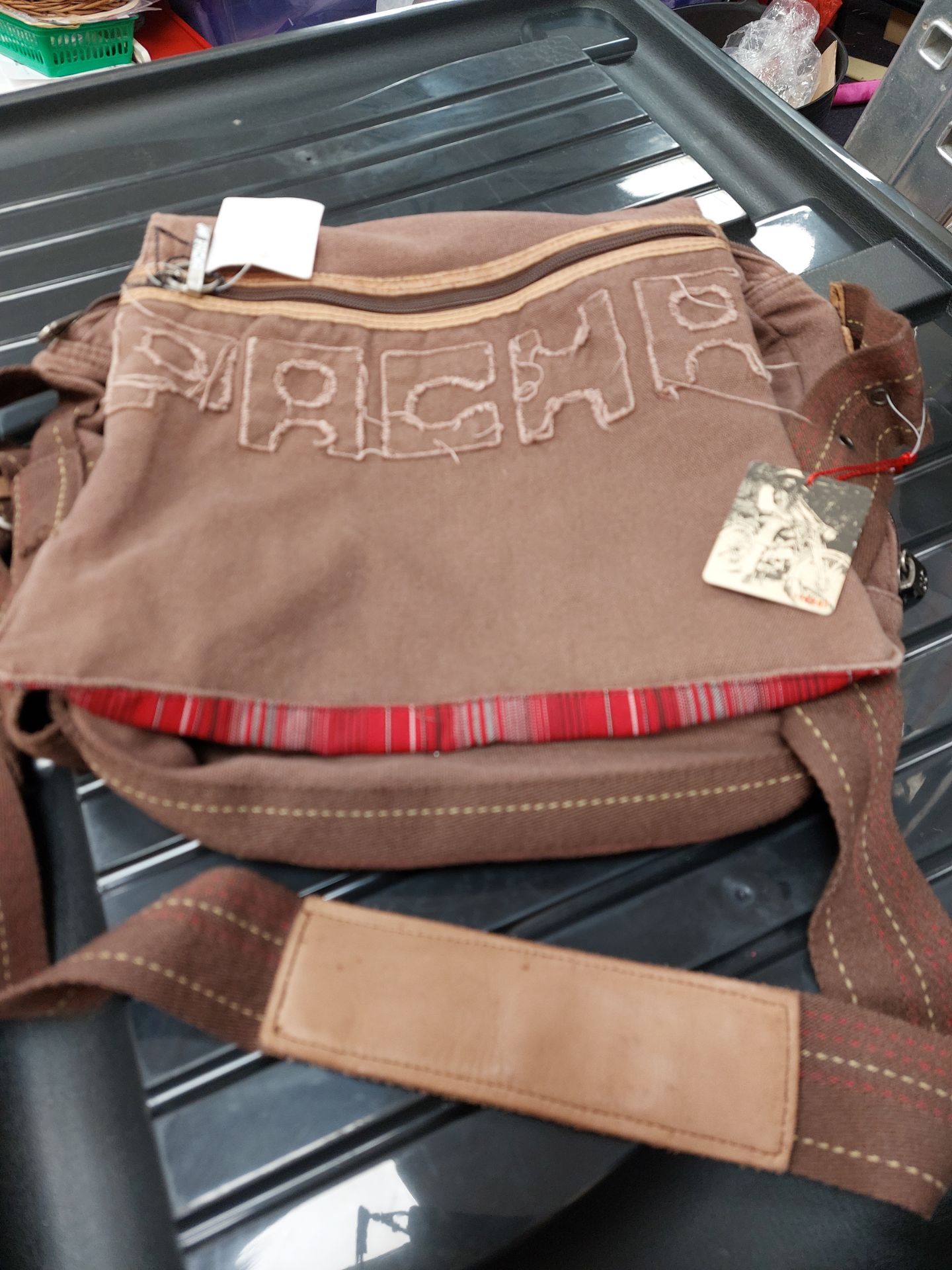 Pacha Canvas Bag Brown PA23 - Image 2 of 4