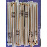 12 Sets of Bamboo Knitting Needles Various Sizes