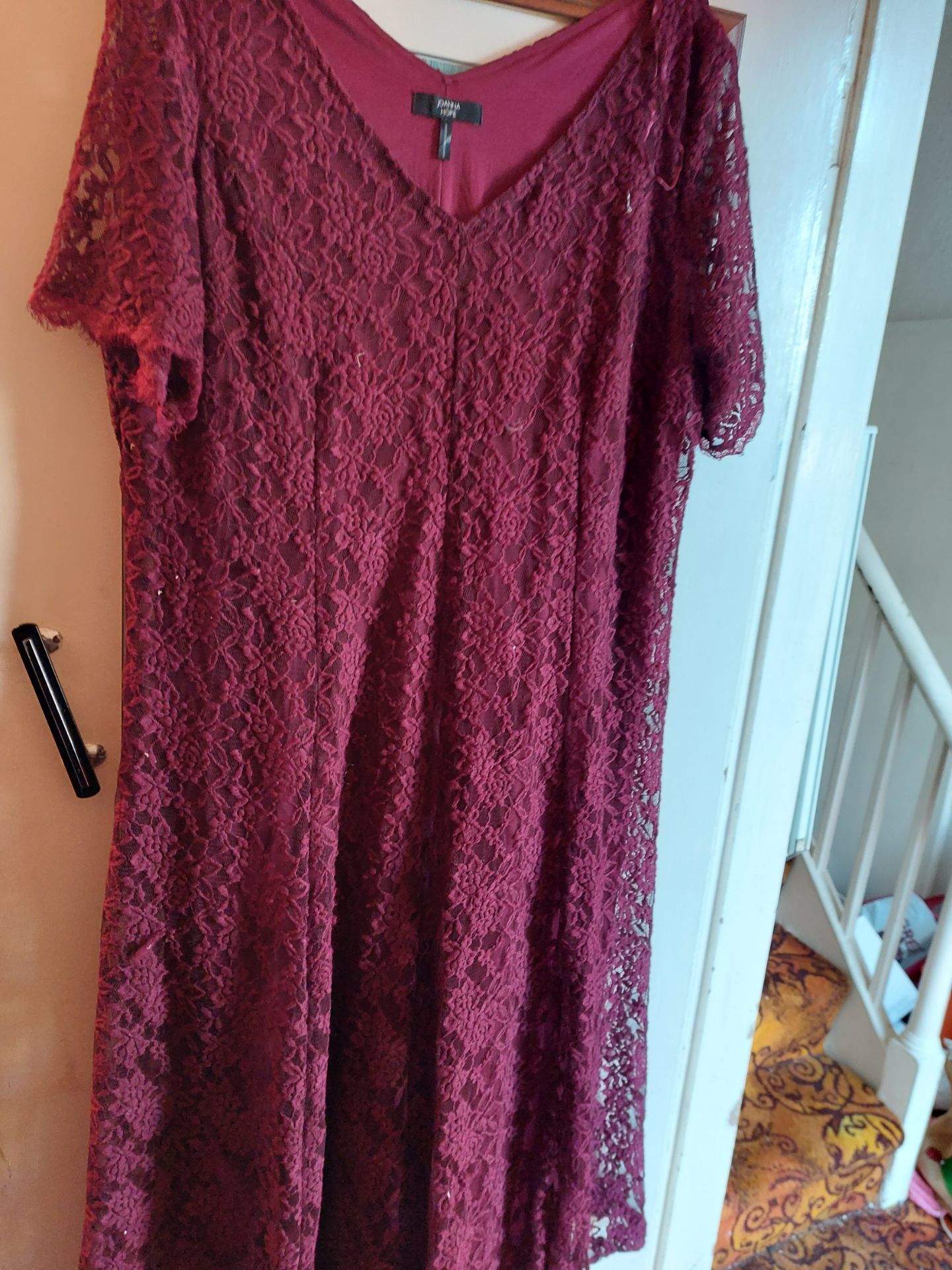 Evening Dress Joanna Hope Size 30 Burgundy