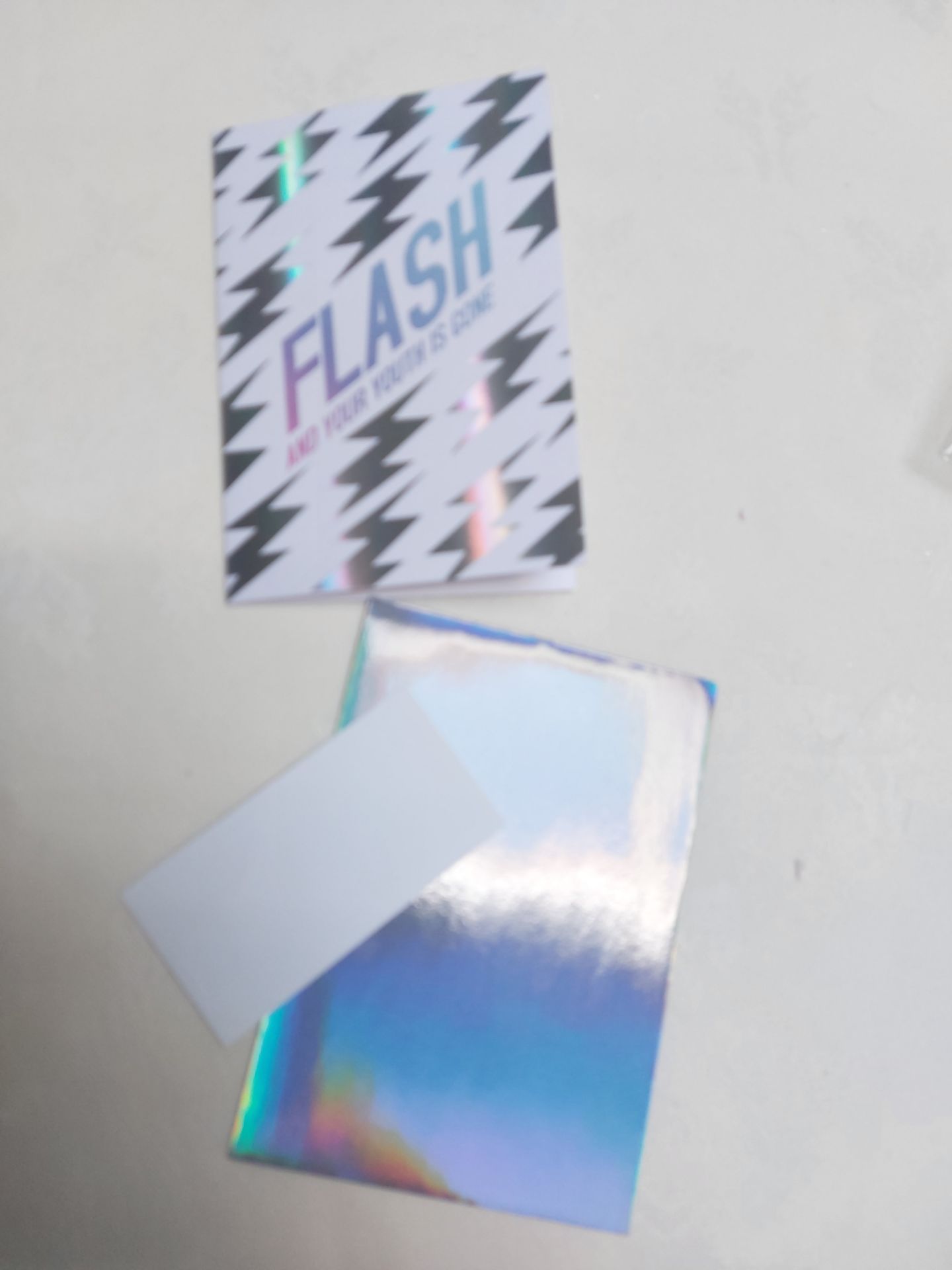 Greetings Cards. Flash and Your Youth Is Gone. RRP £120