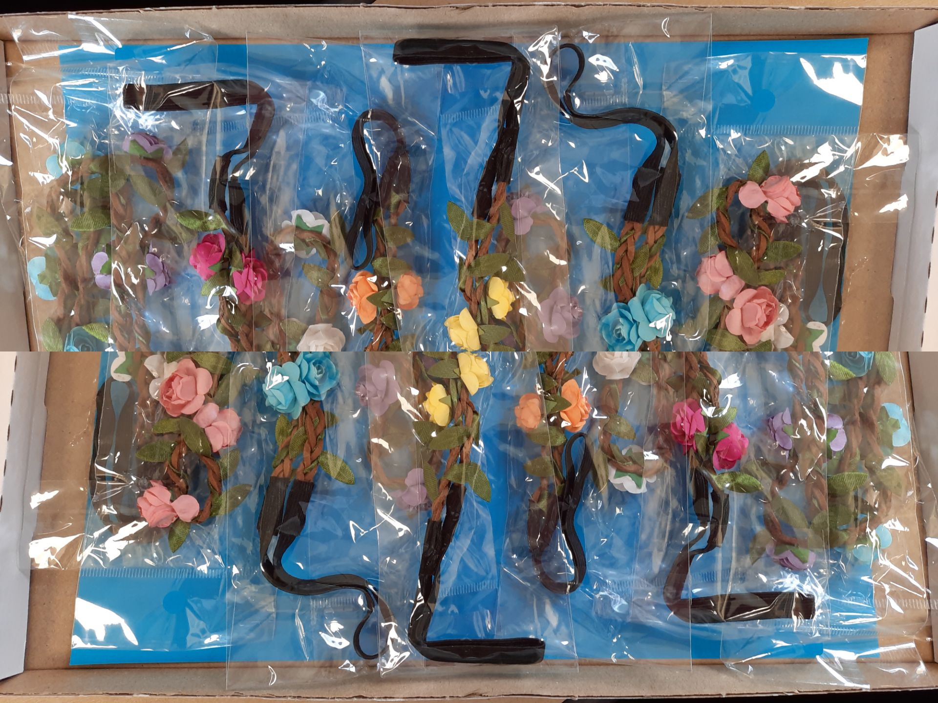 Leather Band Floral Headband x 50 - Image 3 of 3