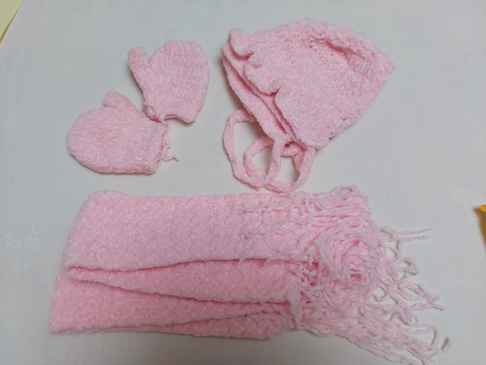 Pink and Blue Hats, Scarves and Gloves - Min 15 Items