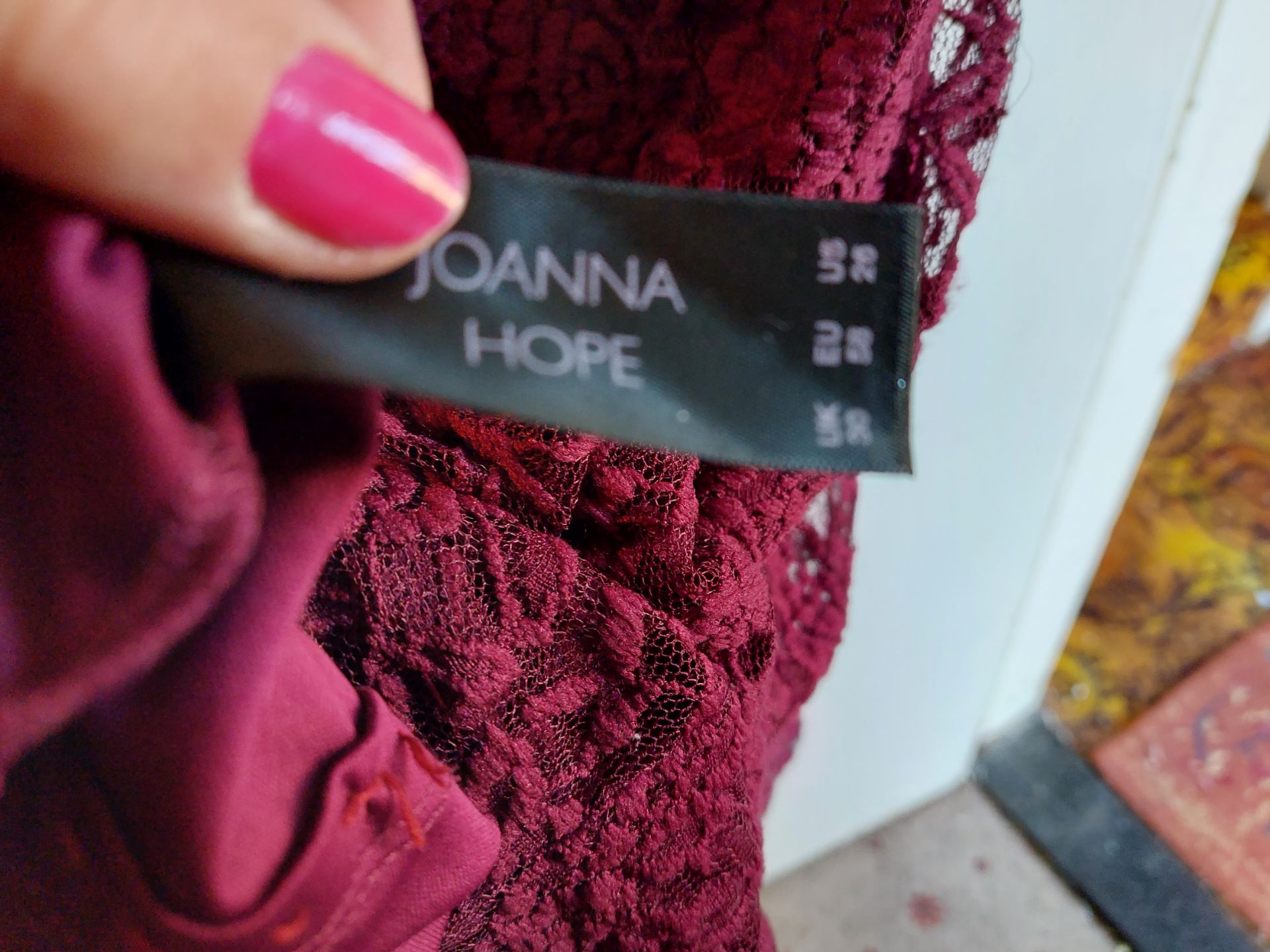 Evening Dress Joanna Hope Size 30 Black - Image 2 of 2