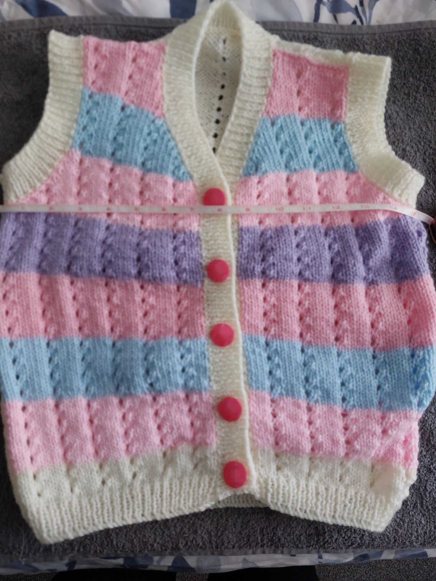 Hand Knitted Gilet - Image 4 of 4