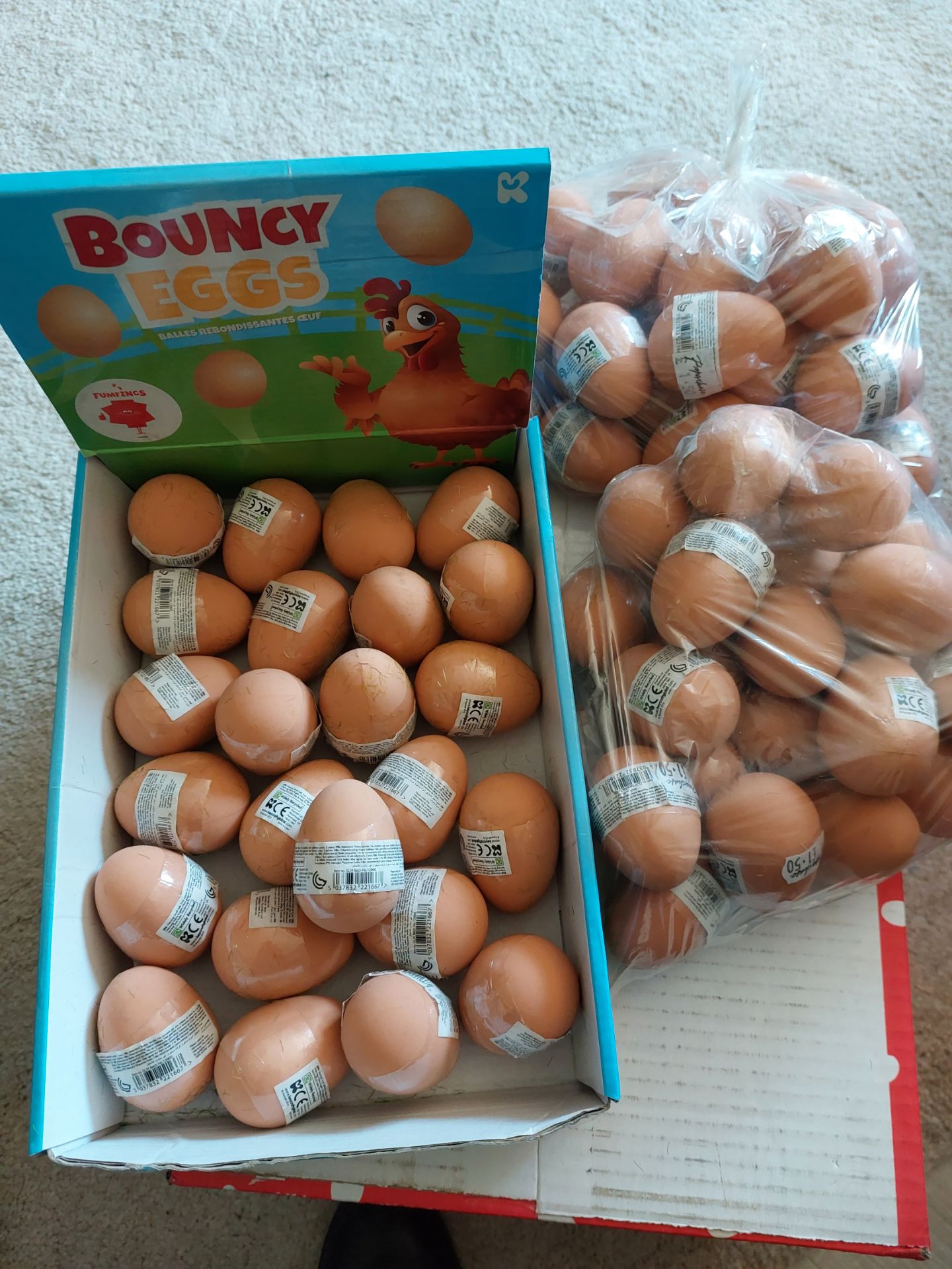 Bouncy Eggs - Box of 20 RRP £1.50 Each - Image 2 of 2