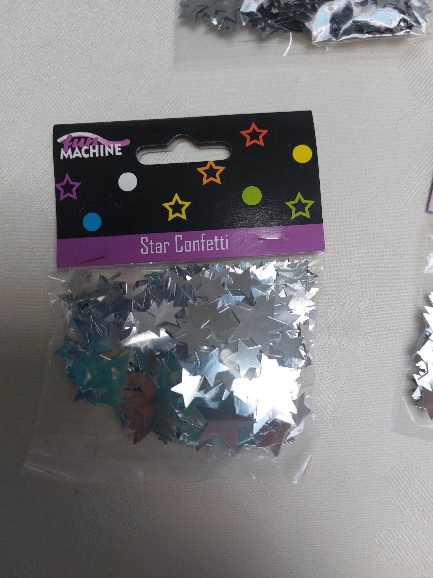 Silver Confetti Stars - 20 Packs - Image 2 of 3