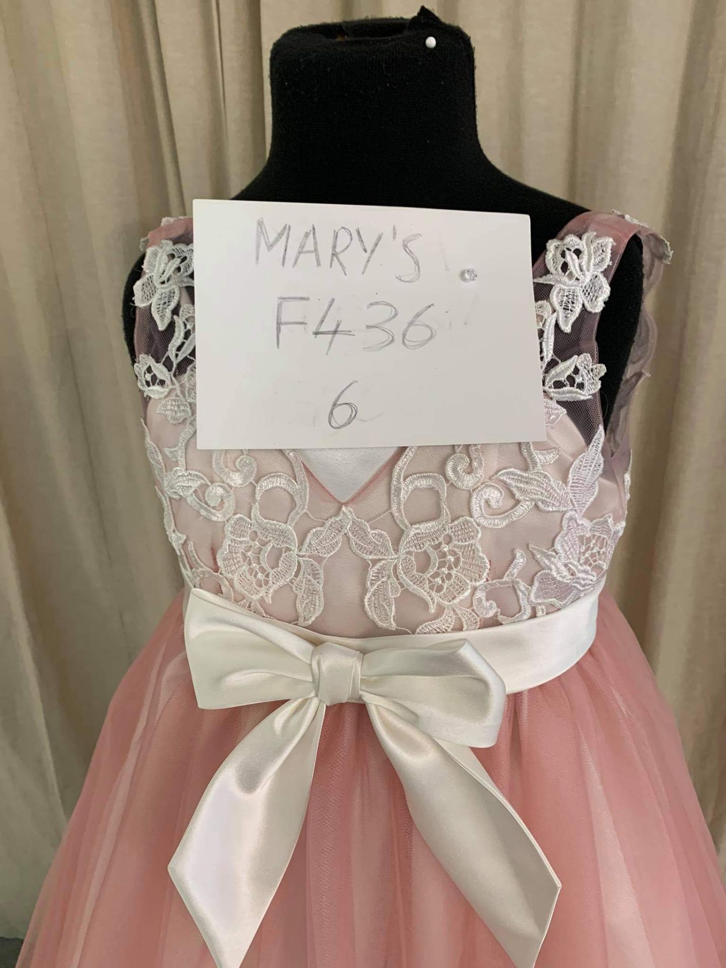 Mary's Angels Flowergirl Or Communion Dress Age 4 To 6 - Bild 2 aus 4