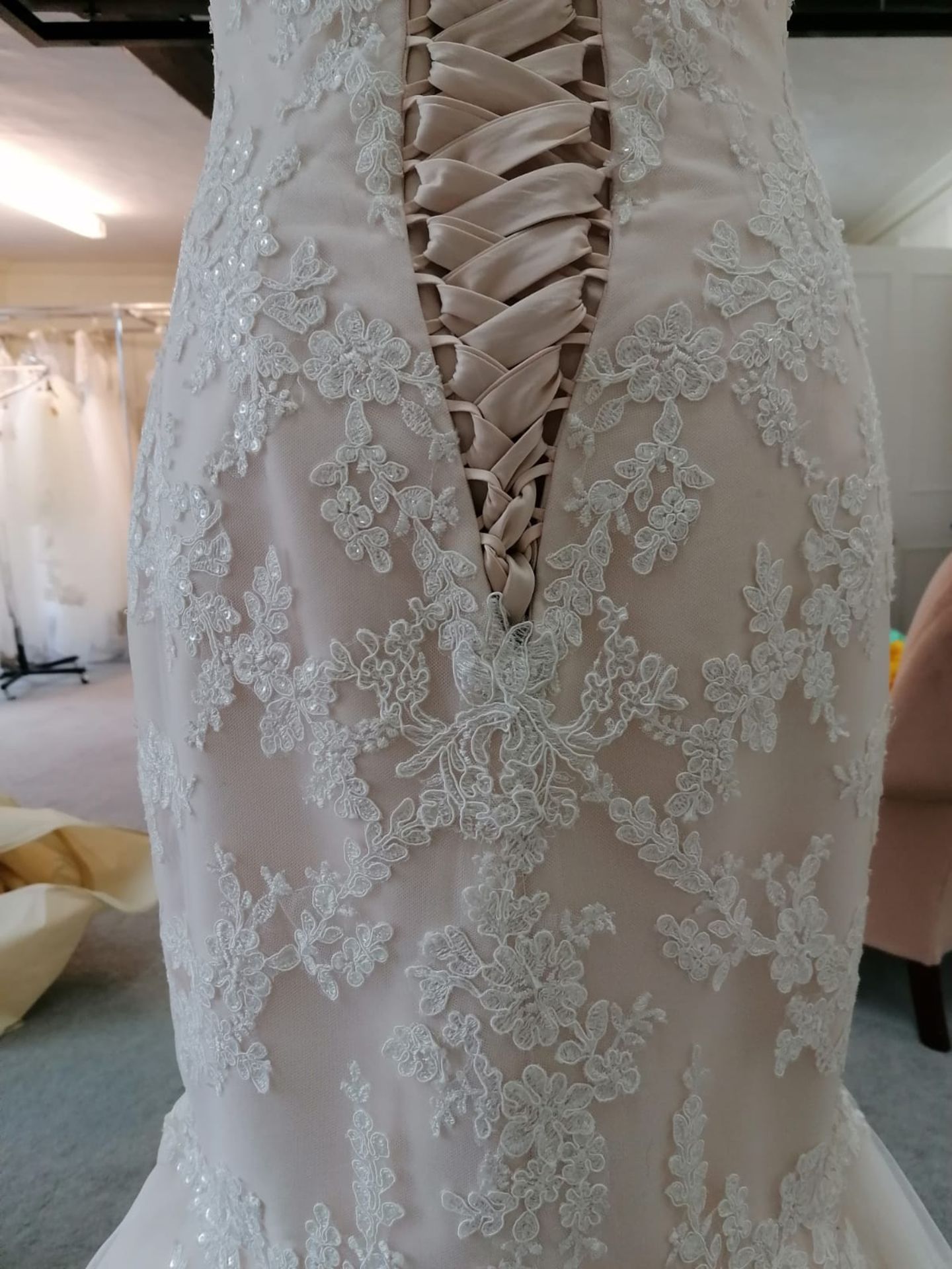 Ladybird Bridal Wedding Dress RRP £1,595 Size 8 Champagne - Image 9 of 9