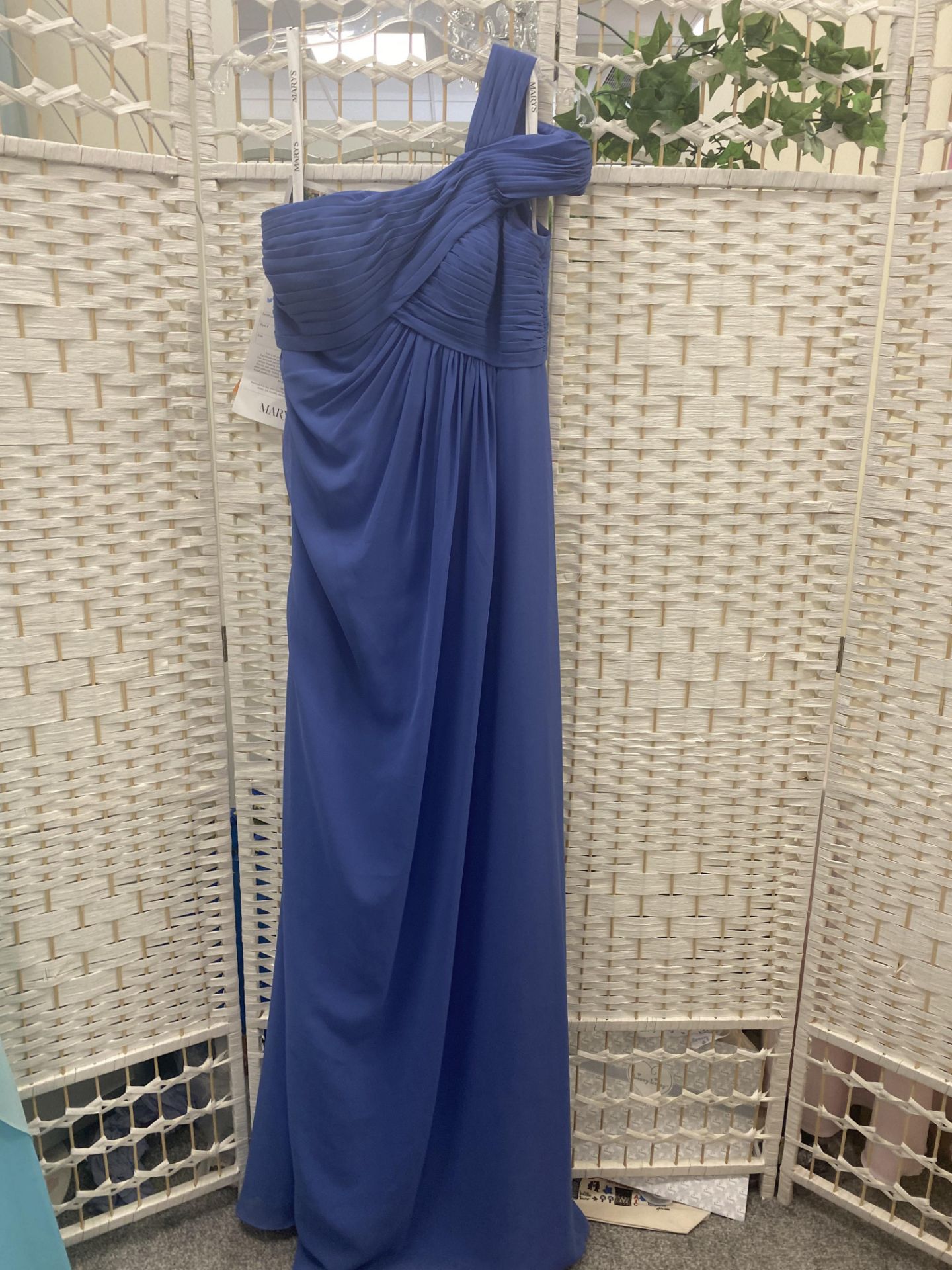 Mary's Bridal Style 7050 Size 10 Mediterranean Blue - Image 4 of 7