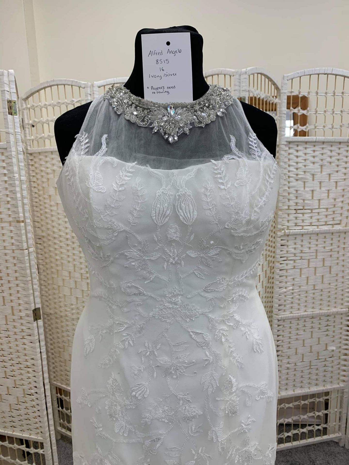 Alfred Angelo Wedding Dress UK 8516 Size 16 - Bild 3 aus 3