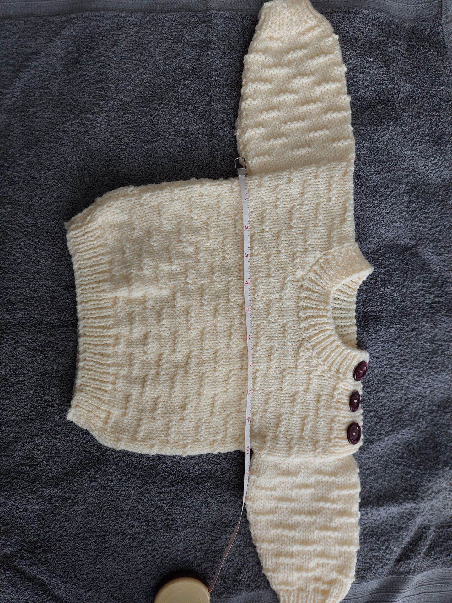 Hand Knitted Baby Jumper - Image 3 of 4