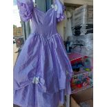 Lilac Childs Vintage Style Bridesmaid Dress Size Approx 7 To 9