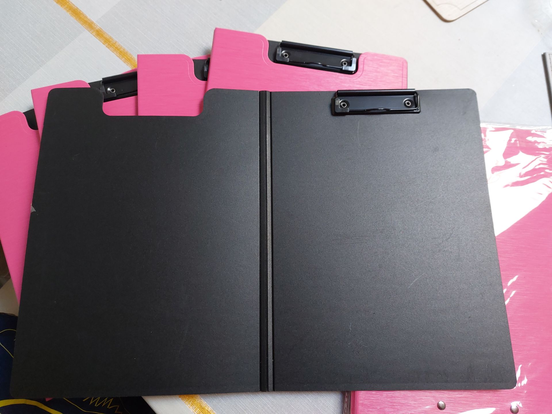 Clipboards Pink Folding x 6