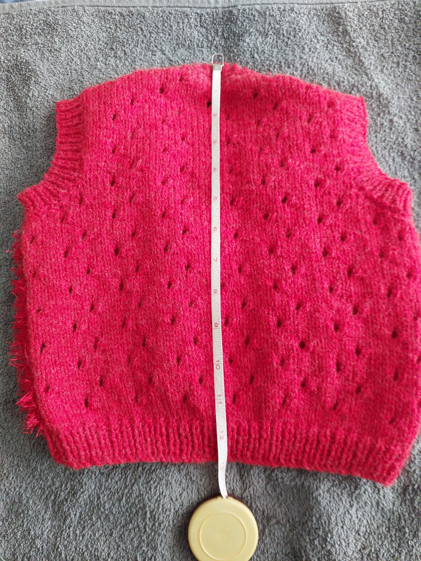 Hand Knitted Gilet - Image 3 of 5