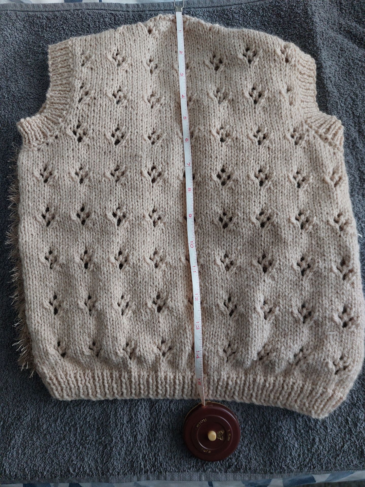 Hand Knitted Gilet - Image 2 of 3