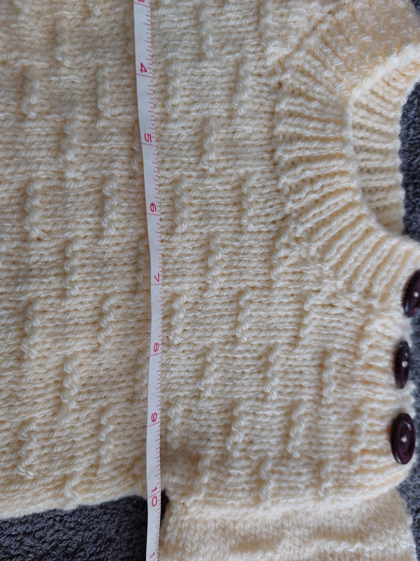 Hand Knitted Baby Jumper - Image 2 of 4
