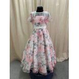Floral Flowergirl Or Prom Dress Mary's Bridal Age Approx 12 To 14