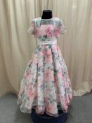 Floral Flowergirl Or Prom Dress Mary's Bridal Age Approx 12 To 14