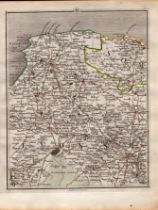Devonshire, Somersetshire, John Cary’s Antique George III 1794 Map.