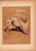 Cecil Aldin Antique Lovable Scamp Of a Terrier illustration A Dog Day -15.