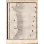 Ireland Dublin, Wicklow, Arklow, John Cary’s Antique George III 1794 Map.