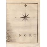 Blyth Tynemouth Shields Newbiggin John Cary’s Antique George III 1794 Map.