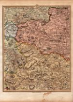 Durham Bishop Auckland Darlington John Cary’s Antique George III 1794 Map.