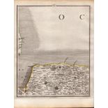 Norfolk East Anglia - John Carys Antique George III 1749 Map.