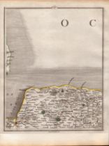 Norfolk East Anglia - John Carys Antique George III 1749 Map.