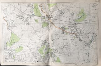 Bacons London & Suburbs Rare Vintage c1926 Map Bromley Chislehurst Foots Cray.