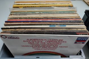 A Collection of Approximately 70 X Vinyl Mainly Classical Records Etc. Some Digital, Stereo Etc.